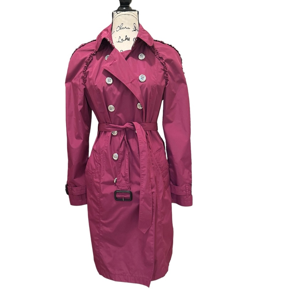 Burberry Pink Trench Coat